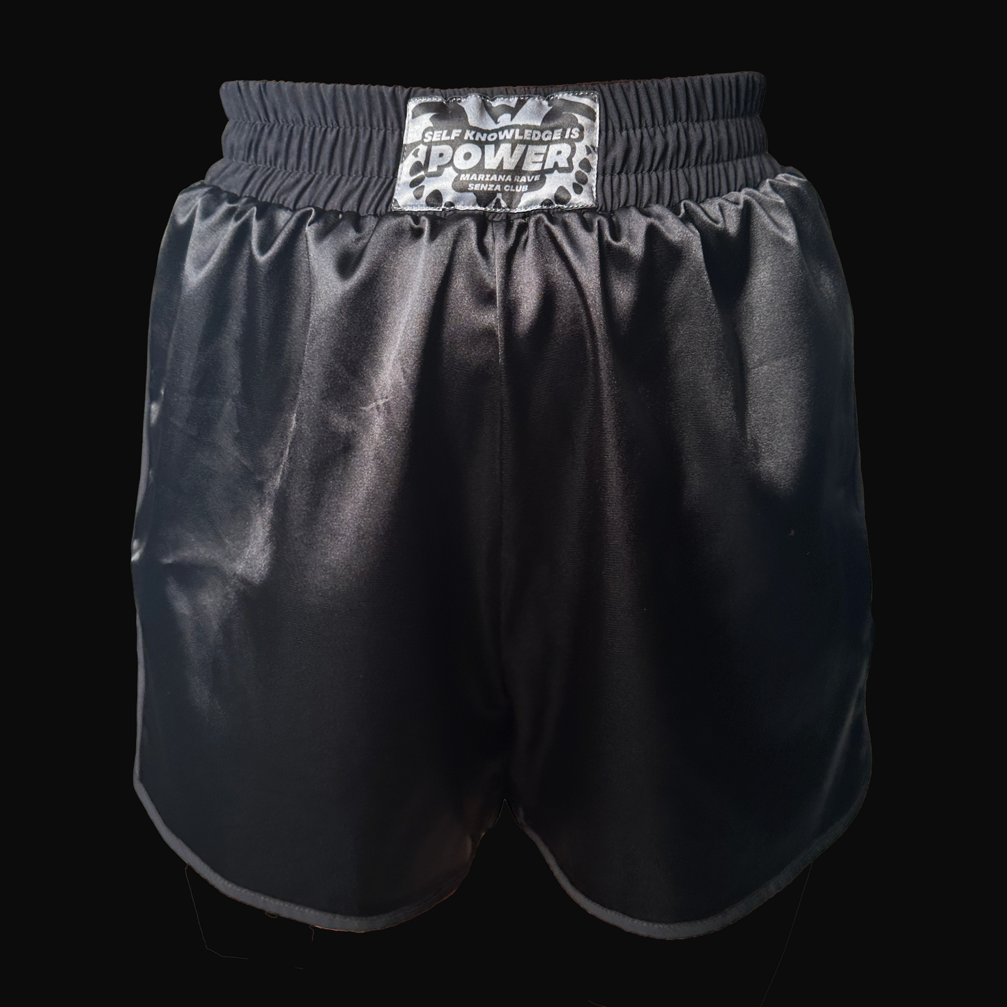 SHORT DE BOXEO NEGRO