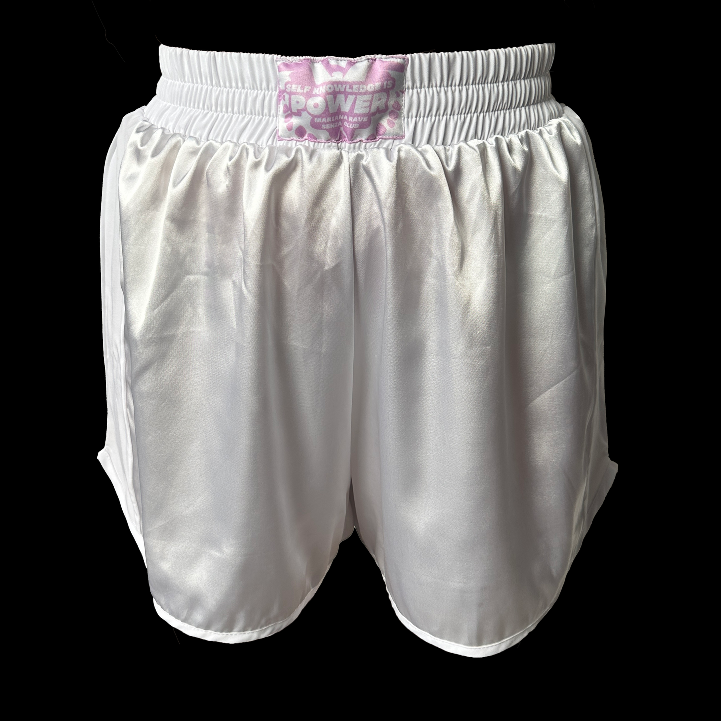 SHORT DE BOXEO BLANCO